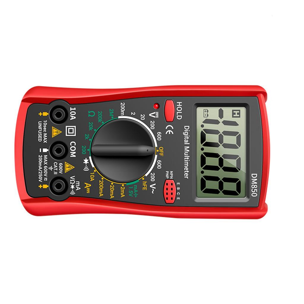 High Multifunctional Accuracy Multimeter Digital Small Household Portable Voltammeter Instrument