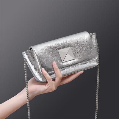 Bag Women's Autumn and Winter New Crossbody Bag Chain Leather Women's Bag Small Square Bag Premium Small Bag Luggage