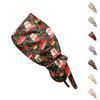 Women's Christmas Print Ponytail Work Hat, Adjustable Hair Wrap for Face Washing, Spa and Cover