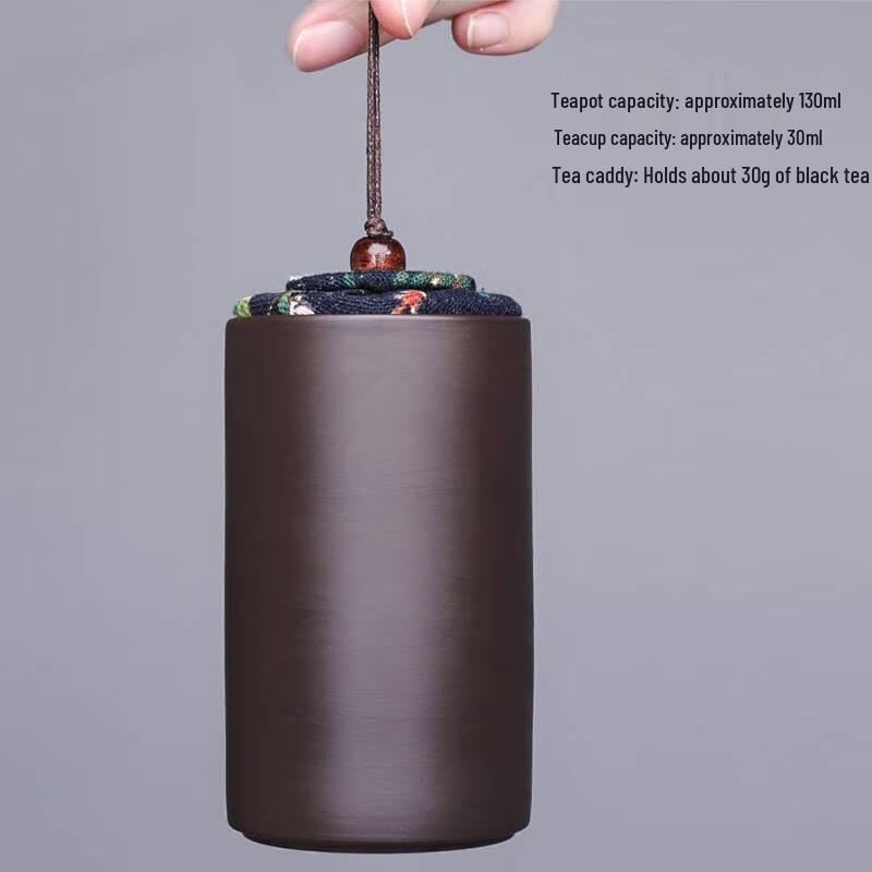 Purple Clay Portable Tea Set