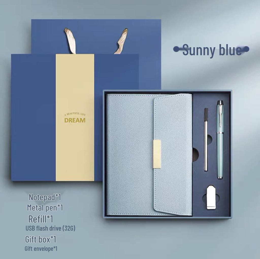 Customizable A5 Notebook Gift Set with Logo Printing - Corporate Business Souvenir