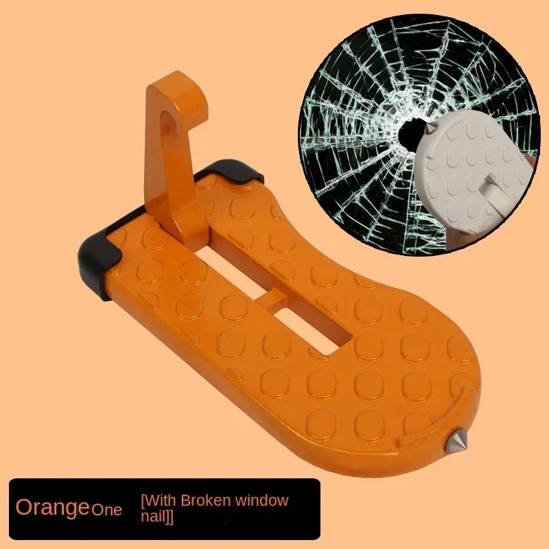 

Складная подножка для багажника на крышу автомобиля, подножка для двери автомобиля, многофункциональный универсальный крючок, педаль, алюминиевый сплав, аксессуары для безопасности автомобиля