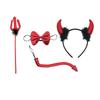 Cosplay Costume Halloween Cosplay Accessories Plastic Headband Bowtie Tail Set  Cosplay