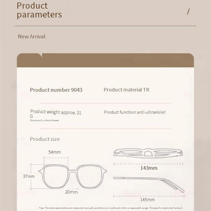 Temperament Metal Frame Myopia Glasses Frame Professional Men's High-looking Anti-blue Light Flat-light Mirror MH9043