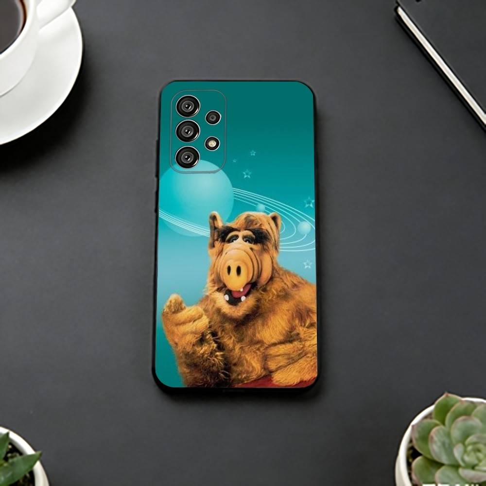 TV Series A-Alf Phone Case Black Silicone Soft For Samsung S25,S24,S21,S22,S23,S30,Ultra,S20,Plus,Fe,Lite