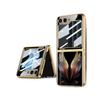 Samsung Galaxy Z Flip 5 Anti-Drop Luxury Glass Case - Full Coverage