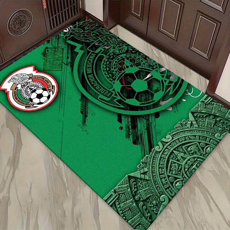 Mexican Football Federation Carpet Rug for Living Room Bedroom Home Sofa Decoration,Kids play Non-slip Floor Mat