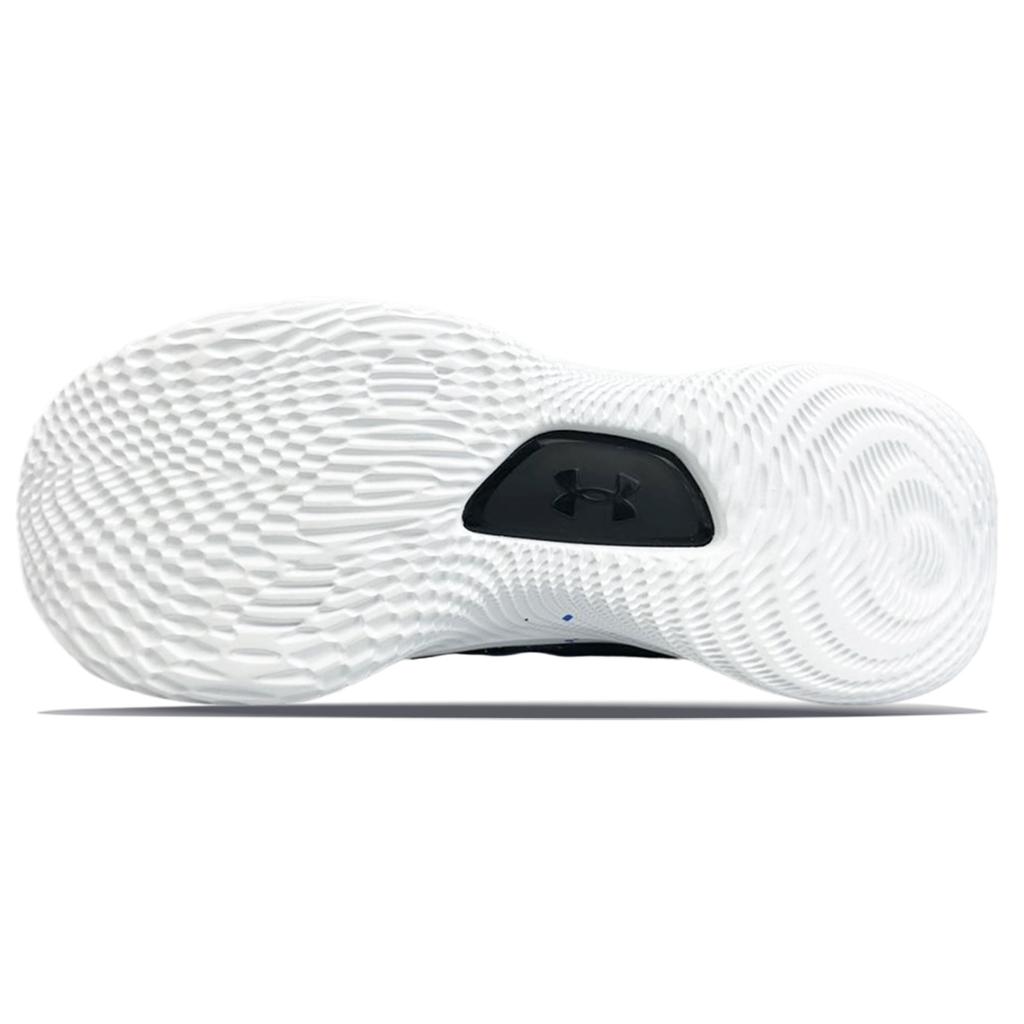 Under Armour Curry 8 Slip Resistant Abrasion Resistant Low top Basketball Shoes Unisex White Black 3024785-111(Team40-30)