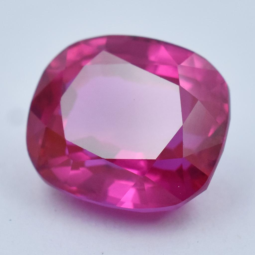 Natural Pink Sapphire Loose Gemstone 22.05 Ct Cushion Cut September Birthstone for Gem Collections