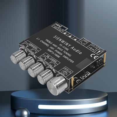 2.1 3 Channel Power Bass Amplifier Board Bluetooth-compatible 5.1 CS8673E AUX Input DIY Home Audio Supports Phone APP Control