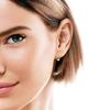 Bi-Color Plated Metal Hanging Sloth Shape Snap Closure Hoop Earrings Lovely Wildlife Animal Ladies Casual Accessories