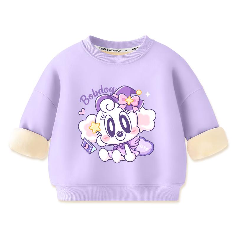 

Boboduck Girls Plush Lined Winter Sweatshirt 110