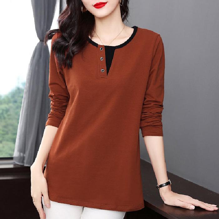 

Women s Plus Size Tops Loose Casual Pullover Tops Long Tops 5XL