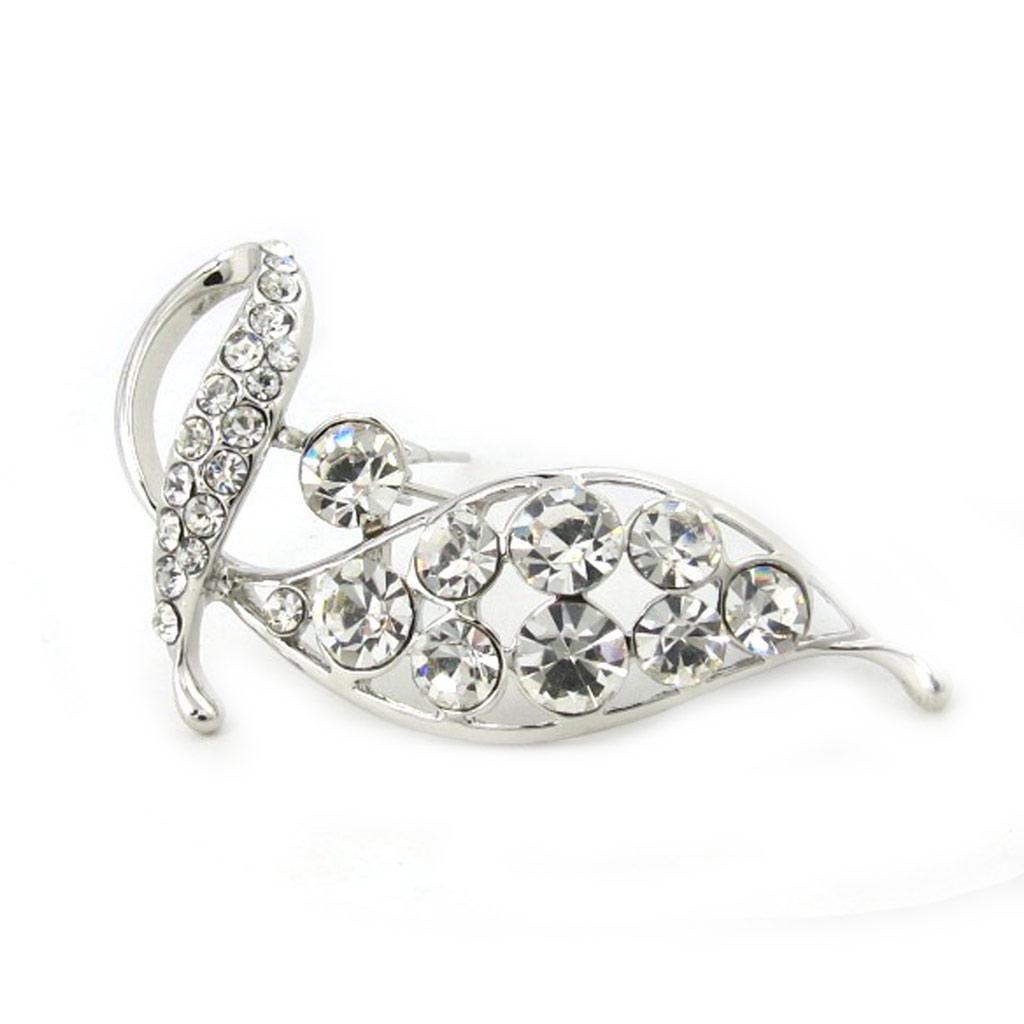 Les Trésors De Lily [M1823] - White 'Sissi' Designer Brooch