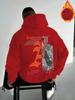 Men'S La Hoodie California City Graphic Back Print Oversized Casual Streetwear Pullover Sweatshirt Autumn Winter