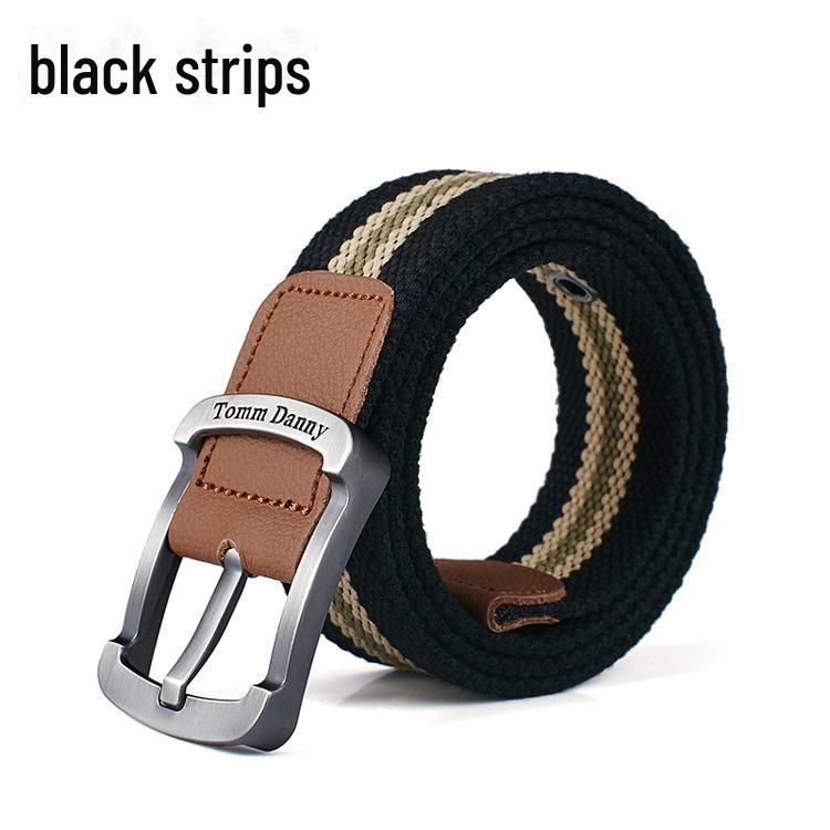 Men's Casual Outdoor Canvas Pin Buckle Belt