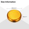 PATIKIL Coin Dispenser Portable Coin Organizer Compact Aluminum Pocket Coin Case Car Wallet Pocket Quarter Dime Nickel Storage Gold Tone