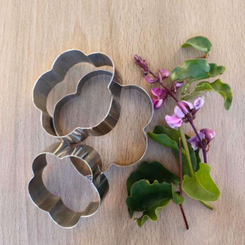 Stainless Steel Plum Blossom Cookie Cutter Set
