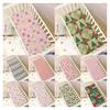 Christmas Crib Mattress Sheet Santa Claus Christmas Stocking Fitted Baby Crib Sheet Xmas Tree Crib Mattress Cover for Boys Girls Crib Nursery Decor