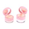 1PC Portable Plastic Powder Box Empty Loose Powder Container With Sieve Mirror Cosmetic Sifter Loose Jar Travel Makeup Container