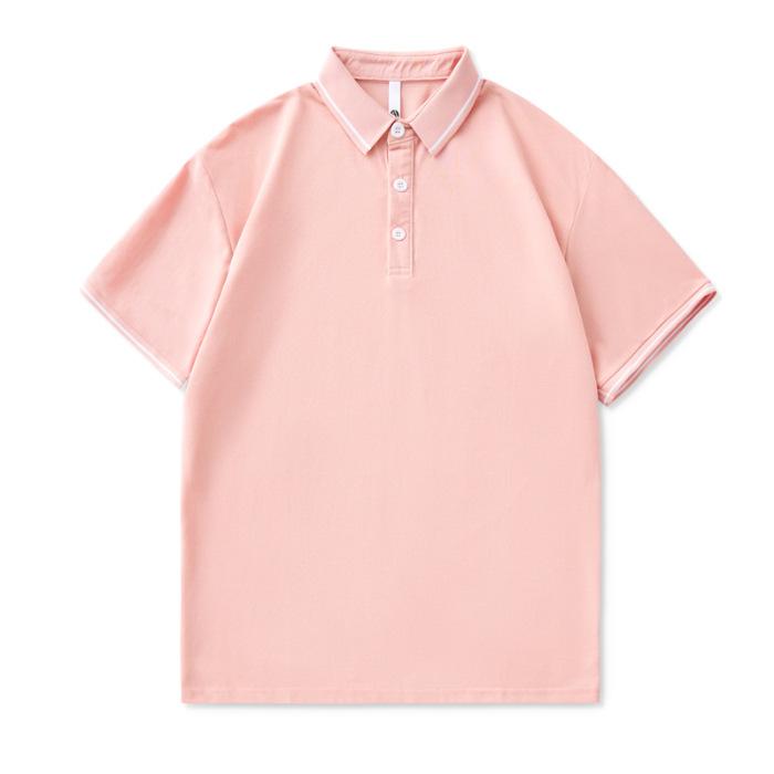 Summer Thin Short-sleeved POLO Shirt Men's Solid Color T-shirt Men's Lapel Thin Short T-top