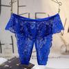 Women See Through Underwear Knickers Crotchless Panties Open Back Lace Thongs Briefs Sexy Lingerie
