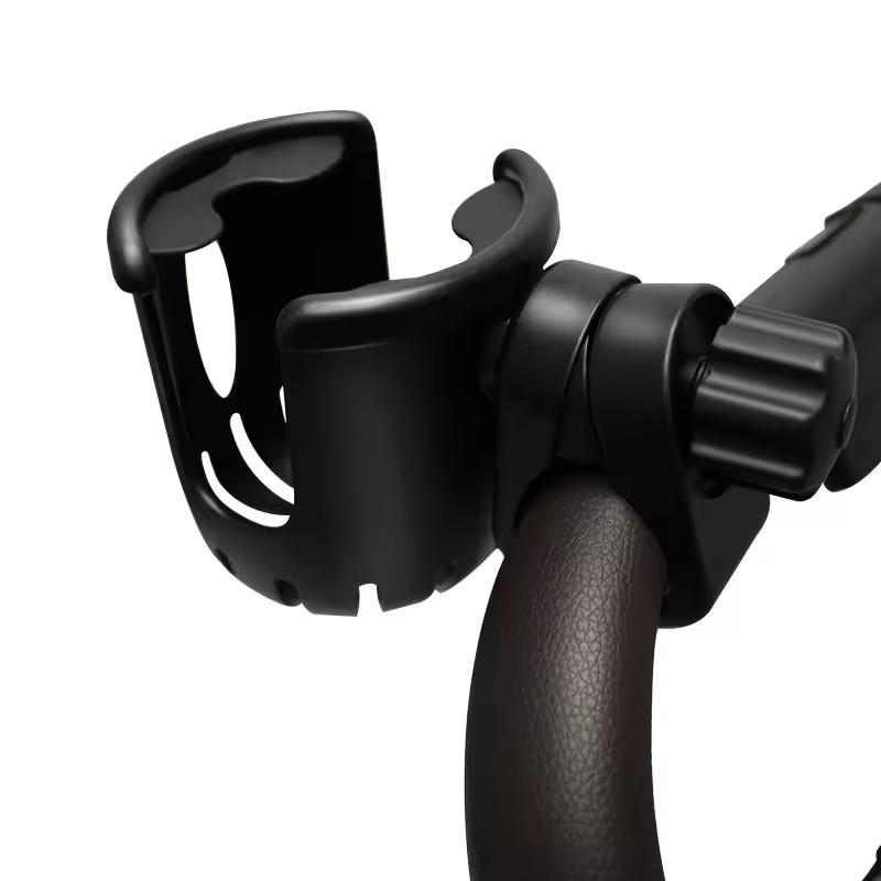 360° Rotatable Universal Baby Stroller Cup & Phone Holder, Milk Bottle Rack, Multifunctional Pram Cart Accessory for Baby Stroller