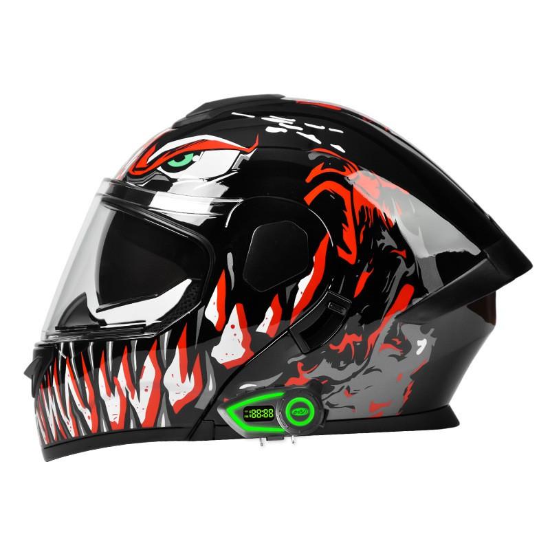Bluetooth Modular Motorcycle Helmet 3C Certified Full Face Men Women All Season Riding