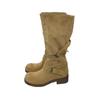 Belt Buckle Stack Boots Thick Heel 2025 Autumn and Winter Retro High Boots Korean Version Boots Niche Tooling Boots Women