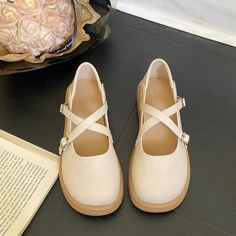 Fashion Fashion Flats Women Soft Shoes Autumn Shallow Buckle Loafers Shoes 2025 New Trends Elegant Comfort Sneaker Walking Zapatillas