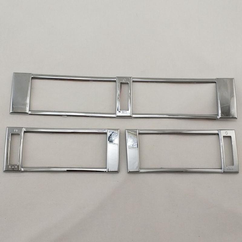 Car Air Vent Trim Kit Air Vent Decoration Frame for Mercedes Benz W124 1986-1994 Chrome Styling