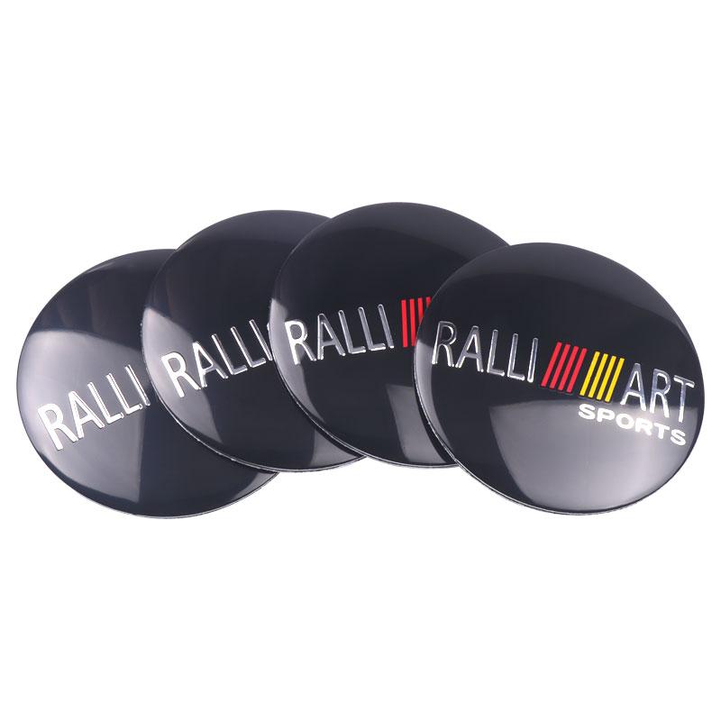 4 szt. 56/60 mm Kołpaki do kół samochodowych Naklejki na środek koła samochodowego Pokrywa piasty koła do Mitsubishi Asx Lancer 10 Outlander 3 l200