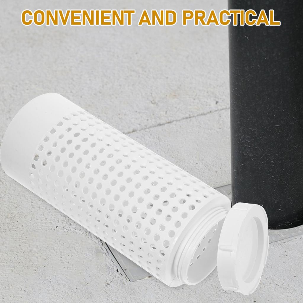 Drainage Tube Filter Mesh Screen Durable High Efficiency for Downspout Outlet 104mm Outdoor Garden Adapter
