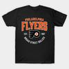 Asiatische Größe Baumwolle Unisex T-Shirt Druck T-Shirt Philadelphia Flyers T-Shirt No-Cut Druck Reguläre Passform