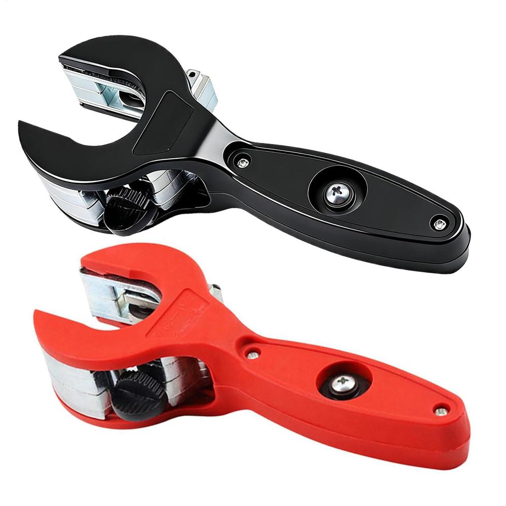 8-29mm Ratcheting Tube Cutter 2-in-1 PVC Pipe Cutter Cutting Tool Copper Tube Cutter Aluminium Ratchet Scissor Hose Cutting Tool