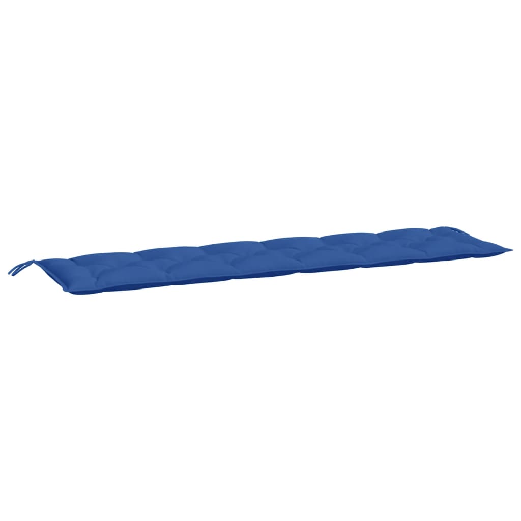 Garden Bench Cushions 2 Pcs Blue 200 X 50 X 7 Cm Oxford Fabric