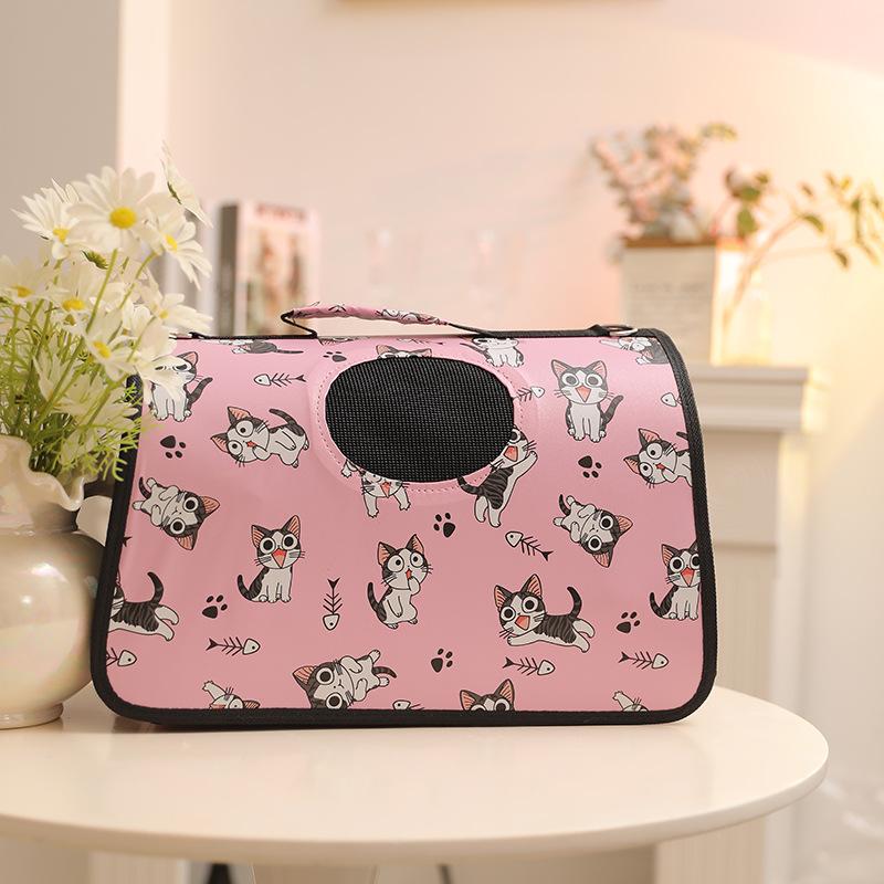 

Multi-color multi-pattern cat backpack large multi-function Oxford cloth portable cat bag pet bag large: 52 * 22 * 29cm