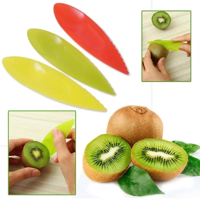 8 Pcs Multifunction Spoon Knife Household Multicolor PP Kiwi Fruit Spoons