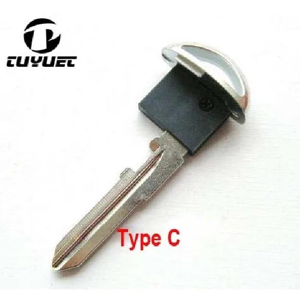 10PCS Uncut Blank Smart Key Blade For MAZDA M3 M6 Summit CX5 Smart Card Emergency Key Insert Blade