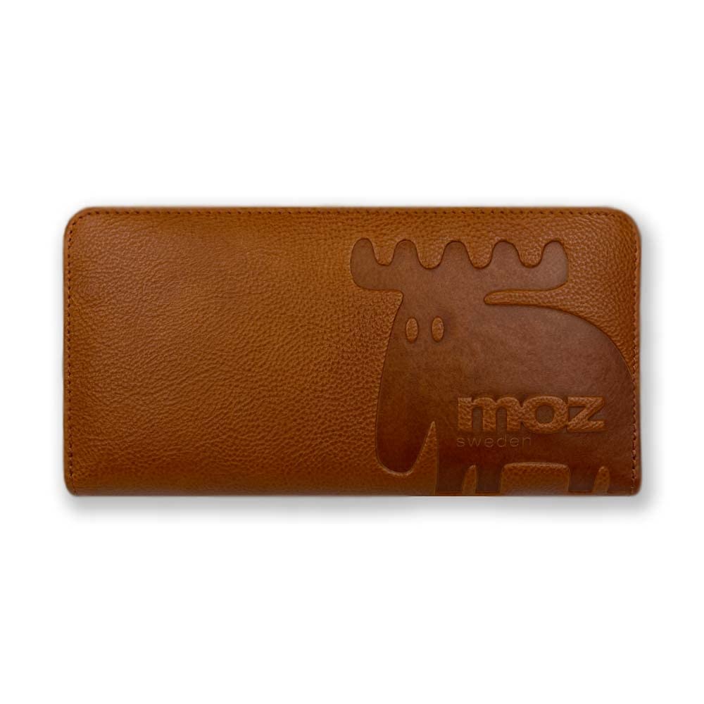 

Available in 3 colors moz Real Leather Round Zipper Long Wallet (86121) (CAMEL)