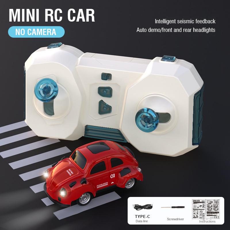 

Rc Car with Camera HD Wifi Fpv Pocket Racing Drift Vehicles Light Music Remote Control Car Radio Controlled Cars Model Toys Boys червоний