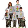 Parent-child Christmas Print Home Suit Long-sleeved Top And Pants