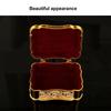 Alloy Small Treasure Chest Gold Trinket Organizer Decorative Boxes Metal Jewelry Box  Home Storage