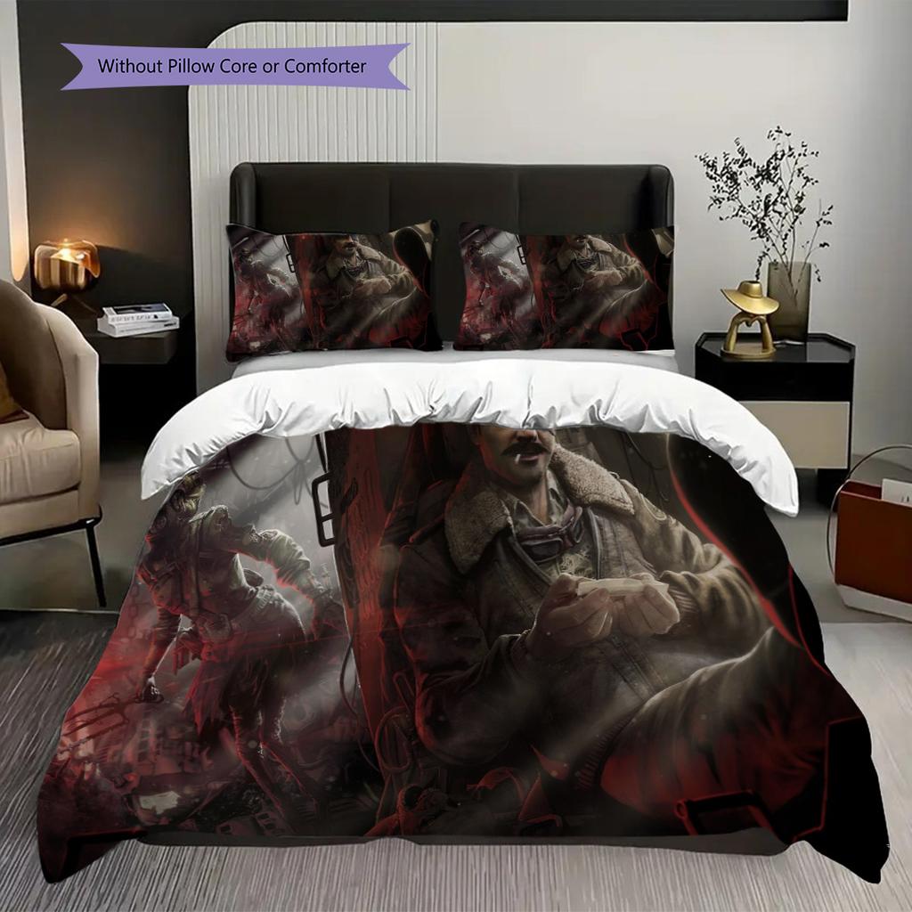 Fantasy Warrior Set Threepiece Set 1 Duvet Cover 2 Pillowcase Without Core Duvet Cover And Pillowcase Christmas Birthday Gift Bedding Set