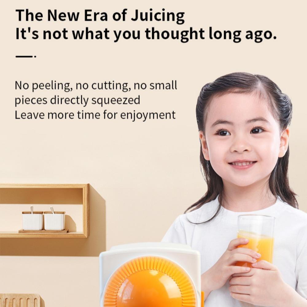 Manual juicer, small household fruit press, convenient hand cranked lemon frying juice cup press