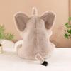 Simulation vica babe elephant plush toy children soothing doll zoo souvenir home throw pillow