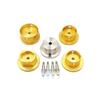 Watch Care Hand Press Kit, 9 Piece Repair Set with Clear Acrylic Heads, Holder Cups and Metal Base for Part Alignment and Assembly Work