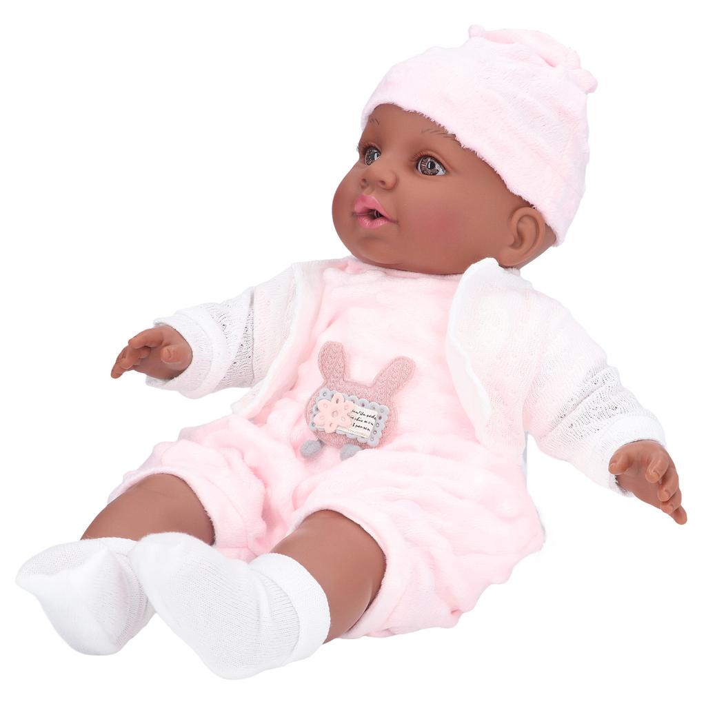 Reborn Baby Doll 16 Inch Children Silicone Simulated Cute Newborn Infant Doll Toy Birthday Gift