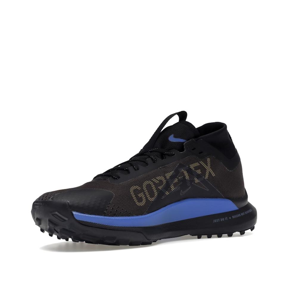 Nike React Pegasus Trail 4 GORE-TEX Velvet Brown Blue Men Sneakers Black Golden-Moss Medium-Blue FB2193-200