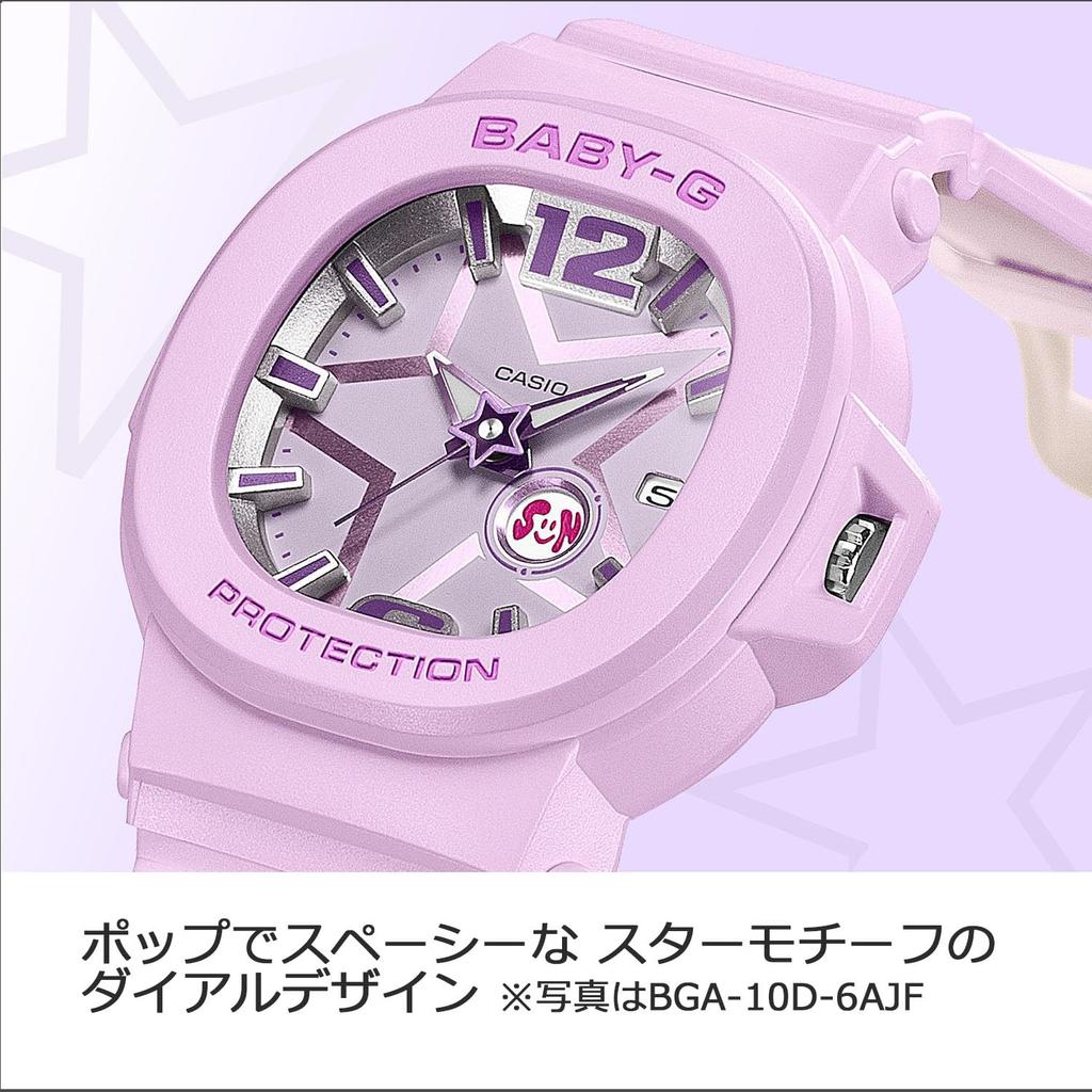 Casio Watch Purple Baby-G Women's BGA-10D-6AJF